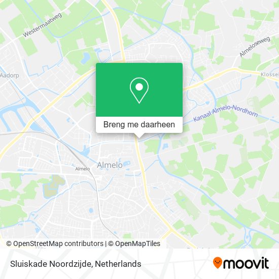 Sluiskade Noordzijde kaart