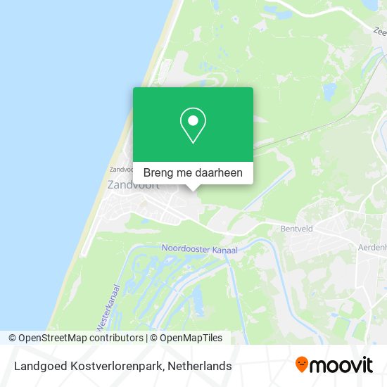 Landgoed Kostverlorenpark kaart