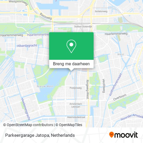 Parkeergarage Jatopa kaart