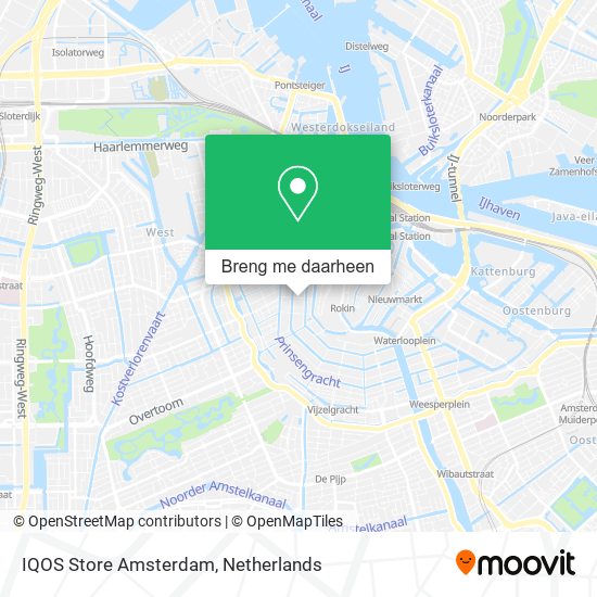 IQOS Store Amsterdam kaart