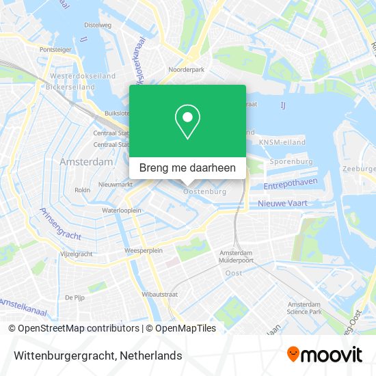 Wittenburgergracht kaart