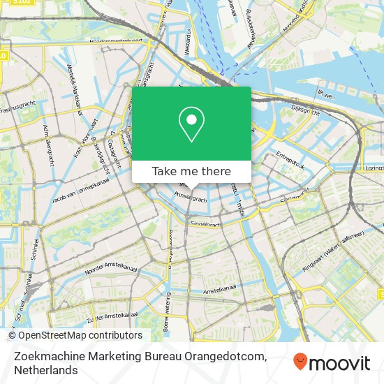 Zoekmachine Marketing Bureau Orangedotcom kaart