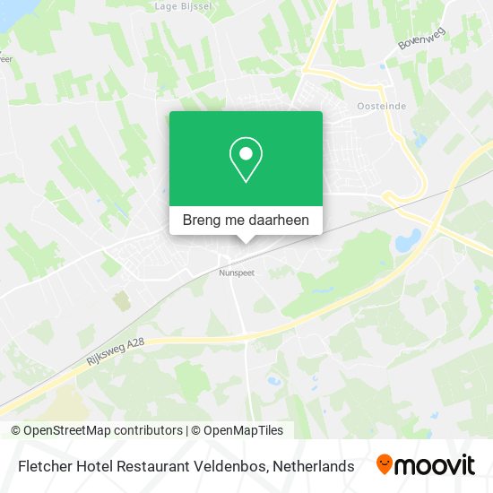 Fletcher Hotel Restaurant Veldenbos kaart
