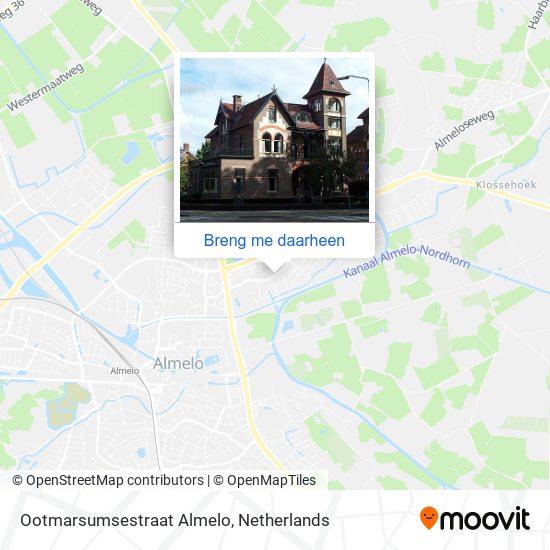 Ootmarsumsestraat Almelo kaart