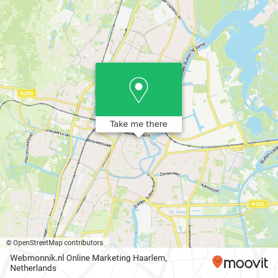 Webmonnik.nl Online Marketing Haarlem kaart