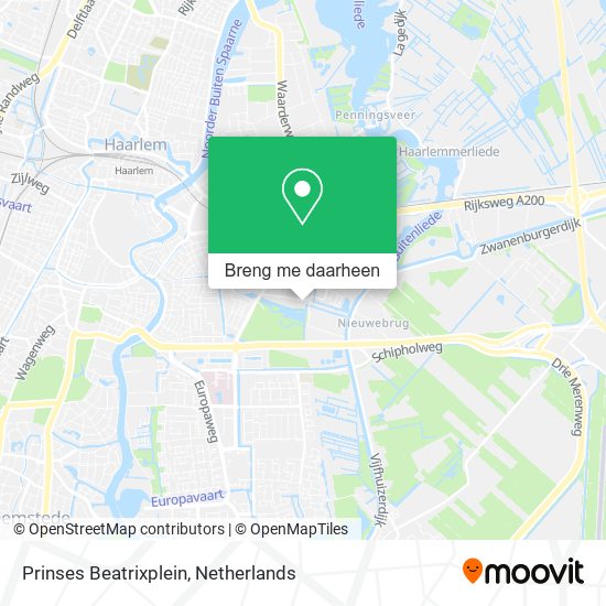 Prinses Beatrixplein kaart