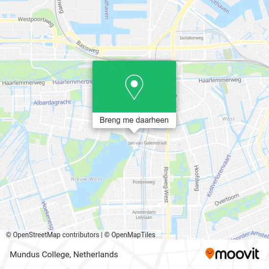 Mundus College kaart