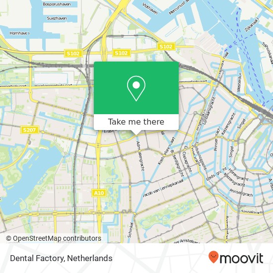 Dental Factory kaart