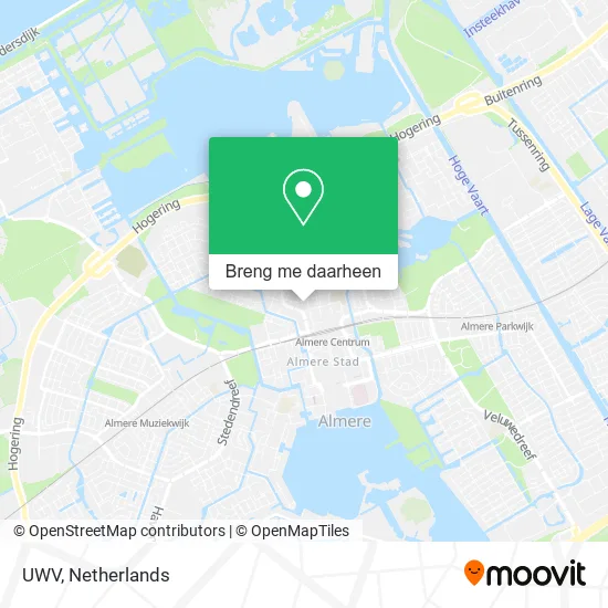 UWV kaart