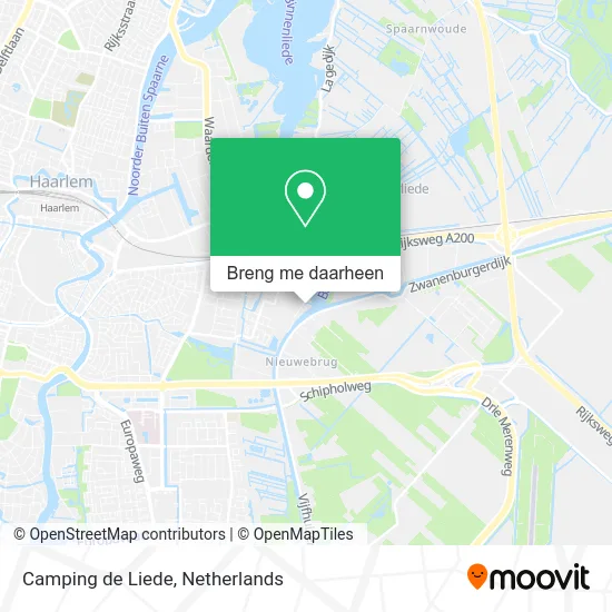 Camping de Liede kaart