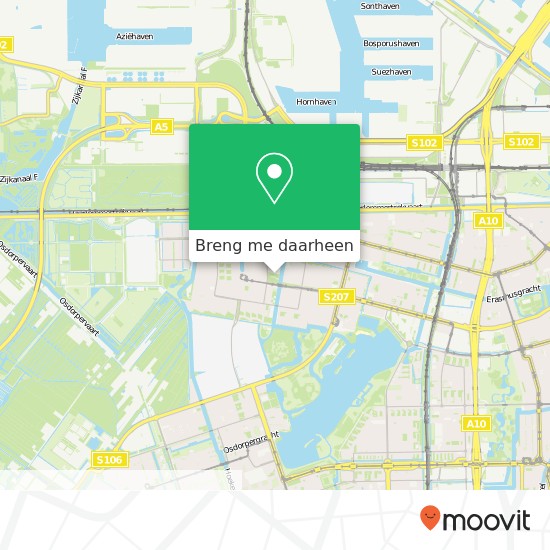 Speeltuin Colijnstraat kaart