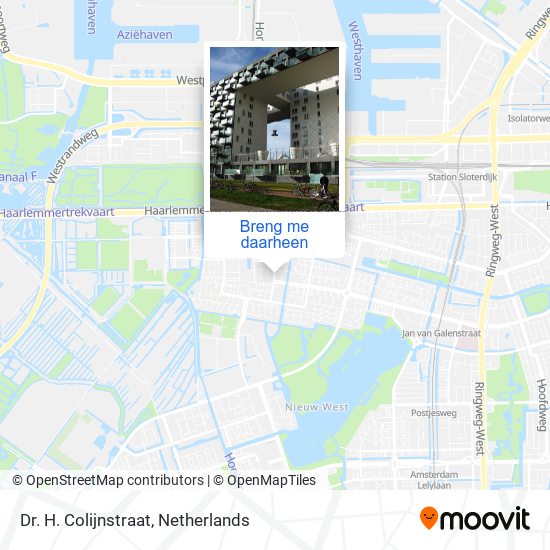 Dr. H. Colijnstraat kaart