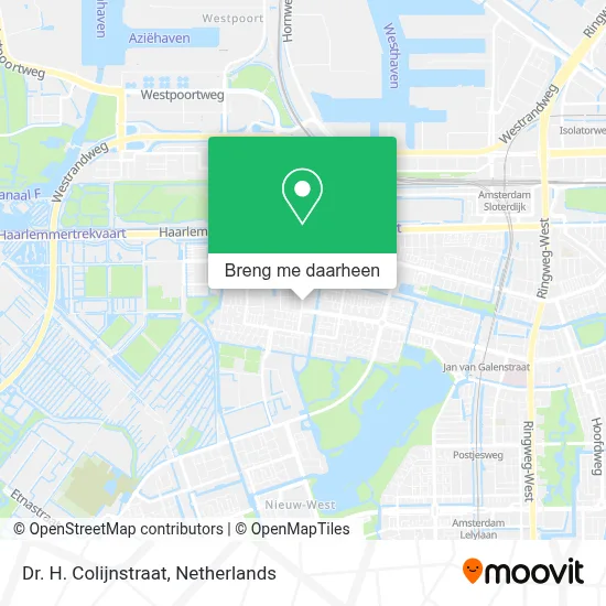 Dr. H. Colijnstraat kaart
