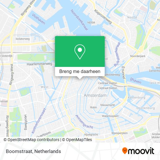 Boomstraat kaart