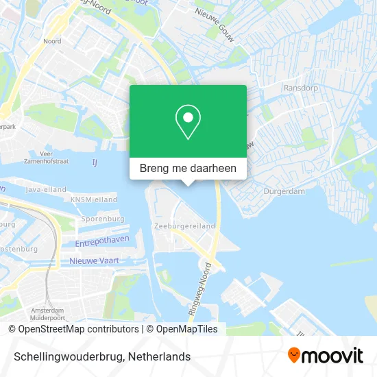 Schellingwouderbrug kaart