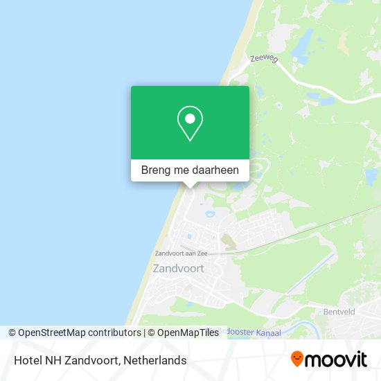 Hotel NH Zandvoort kaart