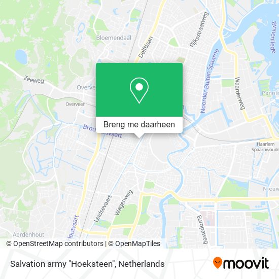 Salvation army "Hoeksteen" kaart