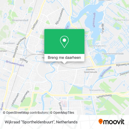 Wijkraad "Sportheldenbuurt" kaart