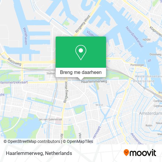 Haarlemmerweg kaart