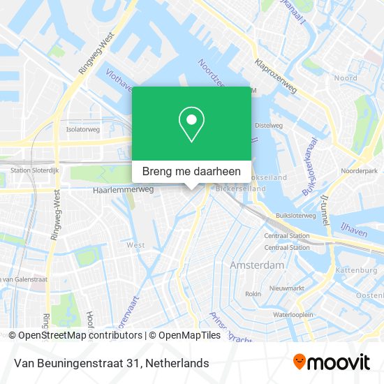 Van Beuningenstraat 31 kaart