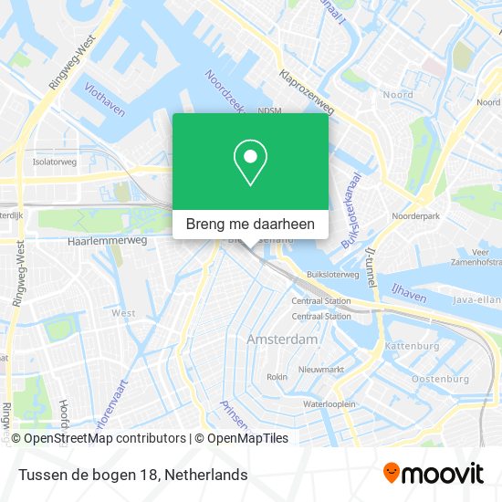 Tussen de bogen 18 kaart