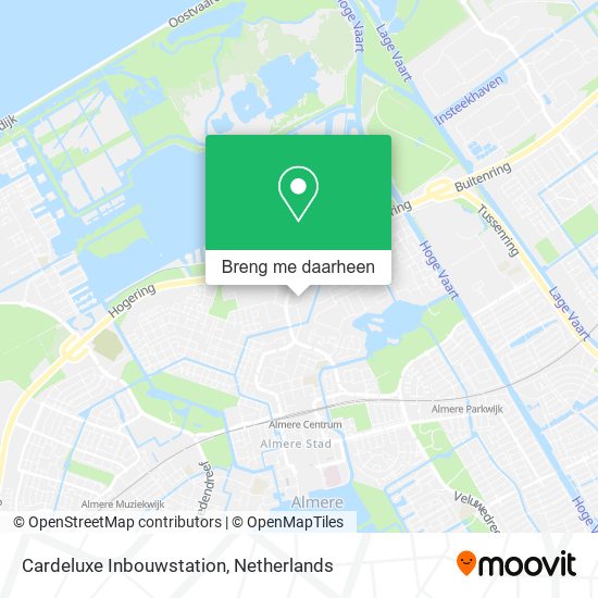 Cardeluxe Inbouwstation kaart