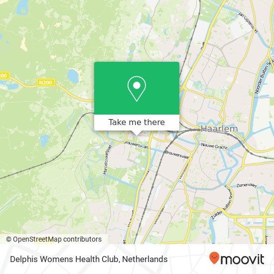 Delphis Womens Health Club kaart