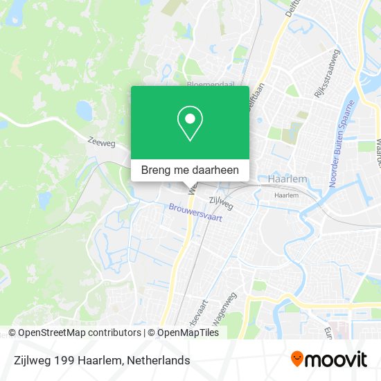 Zijlweg 199 Haarlem kaart