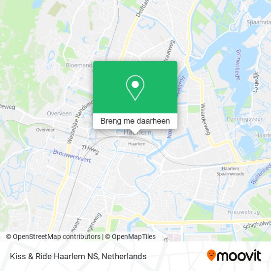 Kiss & Ride Haarlem NS kaart