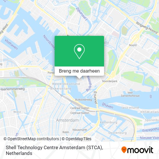 Shell Technology Centre Amsterdam (STCA) kaart