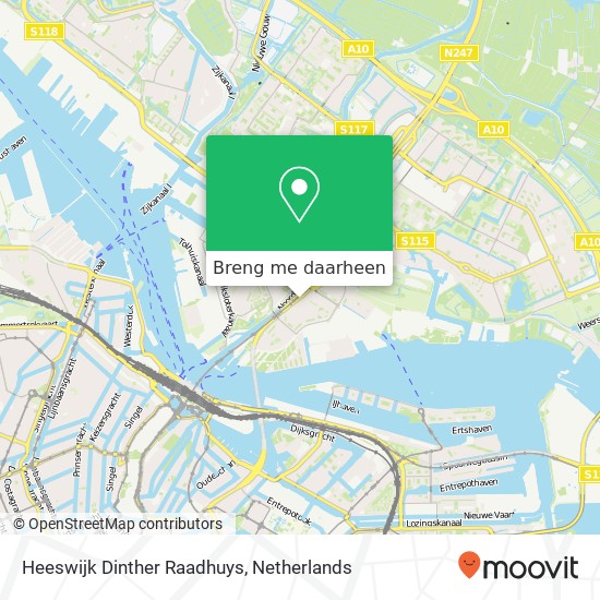 Heeswijk Dinther Raadhuys kaart