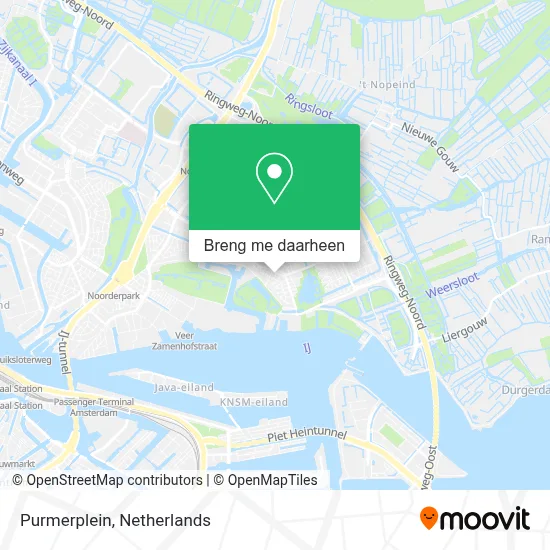 Purmerplein kaart