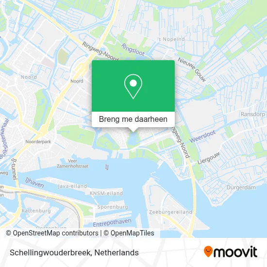 Schellingwouderbreek kaart