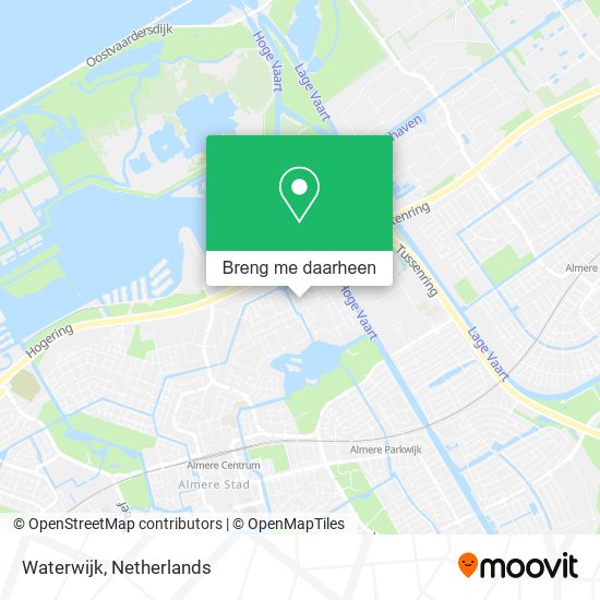 Waterwijk kaart