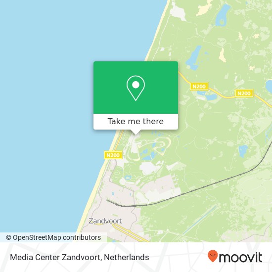 Media Center Zandvoort kaart