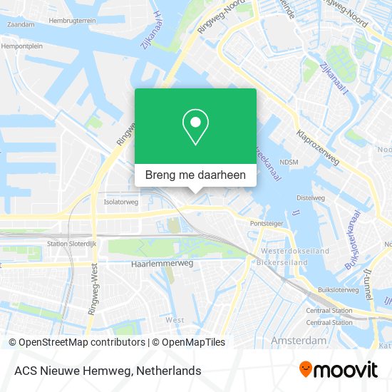 ACS Nieuwe Hemweg kaart