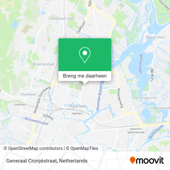 Generaal Cronjéstraat kaart