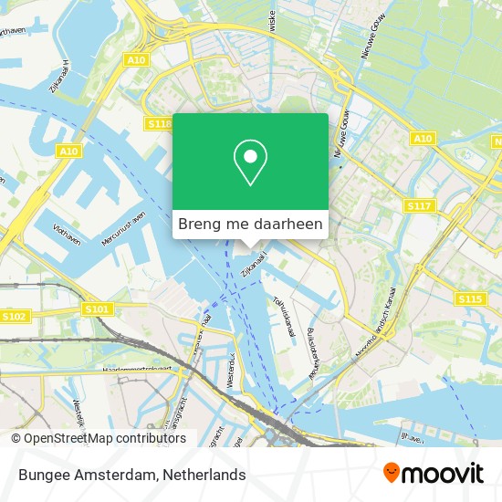 Bungee Amsterdam kaart