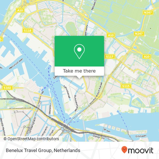 Benelux Travel Group kaart