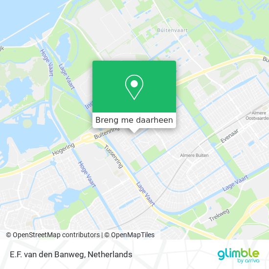 E.F. van den Banweg kaart