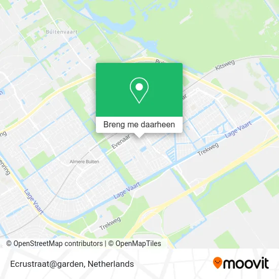 Ecrustraat@garden kaart