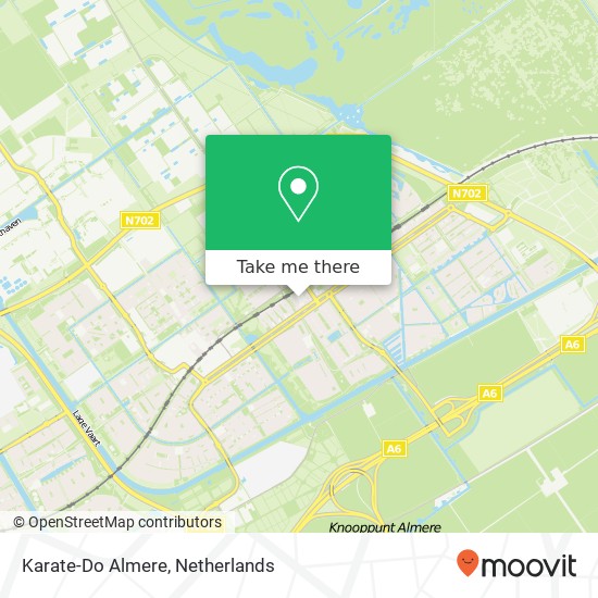 Karate-Do Almere kaart