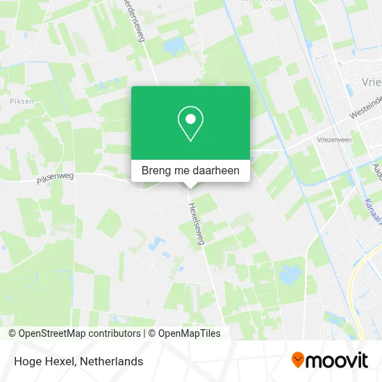 Hoge Hexel kaart