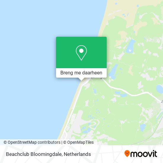 Beachclub Bloomingdale kaart