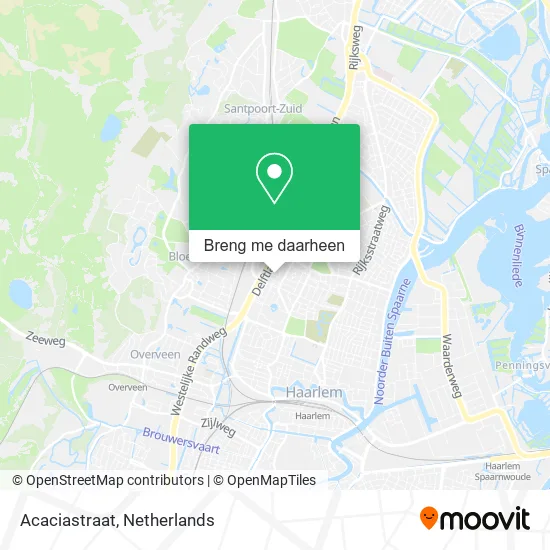 Acaciastraat kaart