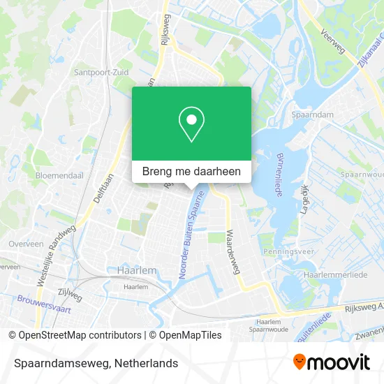 Spaarndamseweg kaart