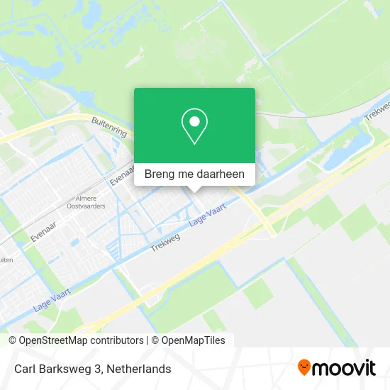 Carl Barksweg 3 kaart
