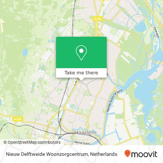 Nieuw Delftweide Woonzorgcentrum kaart