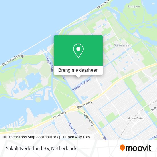 Yakult Nederland BV kaart