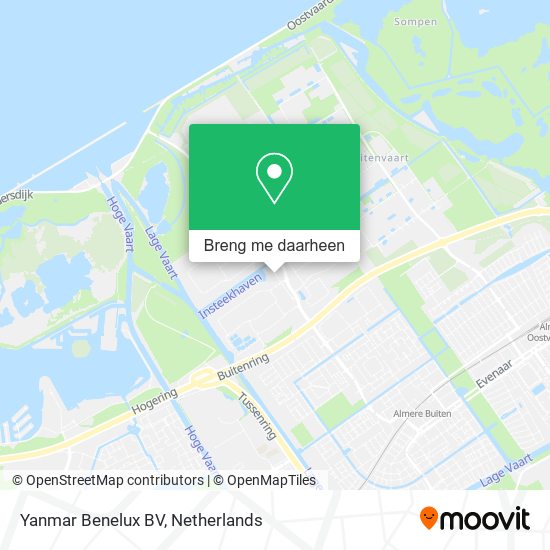 Yanmar Benelux BV kaart